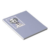 Bloc-note Peinture Dalmatienne - Cute Original Chien Art (Incliné)