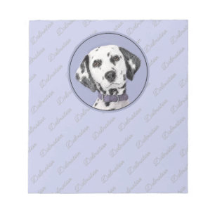 Bloc-note Peinture Dalmatienne - Cute Original Chien Art