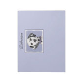 Bloc-note Peinture Dalmatienne - Cute Original Chien Art (Tourné)