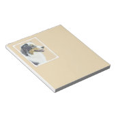 Bloc-note Peinture de berger australien - Art original de ch (Incliné)