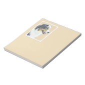 Bloc-note Peinture de berger australien - Art original de ch (Tourné)