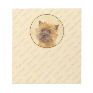 Bloc-note Peinture de Cairn Terrier - Cute Original Chien Ar