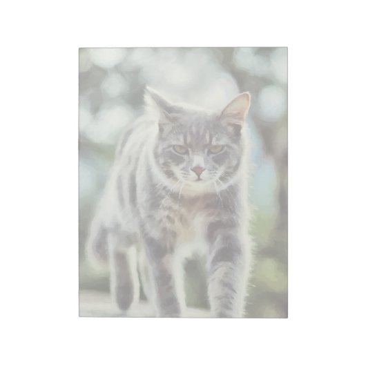 Bloc-note Peinture de chat (Tourné)