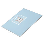 Bloc-note Peinture de chat blanc - Cute Original Cat Art (Incliné)