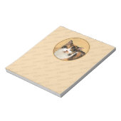Bloc-note Peinture de chat Calico - Cute Original Cat Art (Tourné)