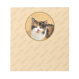 Bloc-note Peinture de chat Calico - Cute Original Cat Art