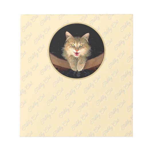 Bloc-note Peinture de chat Mad - Cute Original Cat Art (Devant)
