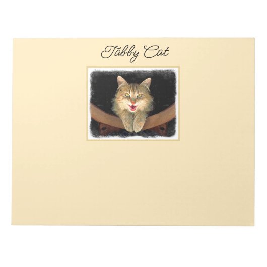 Bloc-note Peinture de chat Mad - Cute Original Cat Art (Devant)