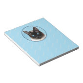 Bloc-note Peinture de chats de Siamese Art animal original (Incliné)
