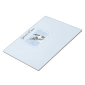 Bloc-note Peinture de Great Dane (Arlequin) - Art original d (Incliné)