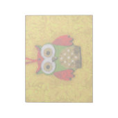 Bloc-note Peinture de hibou (Tourné)