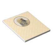 Bloc-note Peinture de la hache afghane - jolie art original  (Incliné)