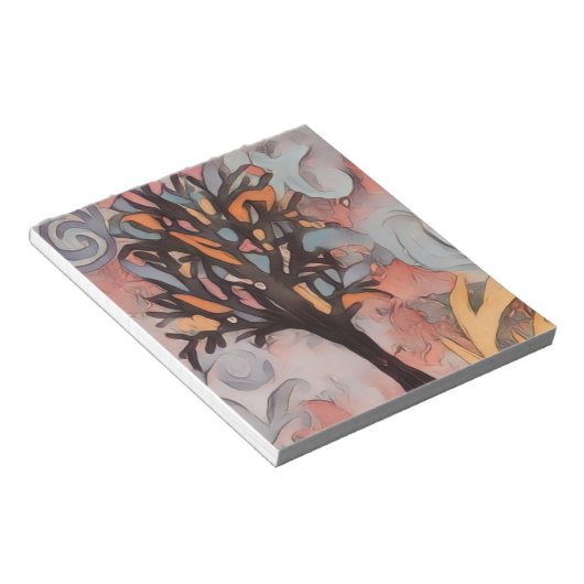 Bloc-note Peinture de l'arbre de rêve (Incliné)