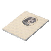 Bloc-note Peinture de linge bluetick - mignon chien original (Tourné)