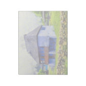 Bloc-note Peinture de maison bleue (Tourné)