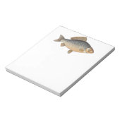 Bloc-note peinture de pêche de carpe dessin d'eau douce  (Tourné)