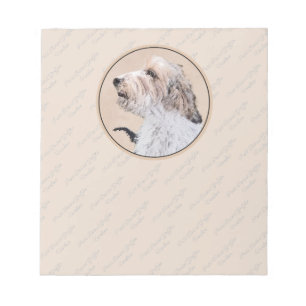 Bloc-note Peinture de Petit Basset Griffon Vendéen - Art Can