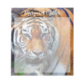 Bloc-note Peinture de tigre (Devant)