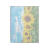 Bloc-note Peinture de tournesols (Tourné)
