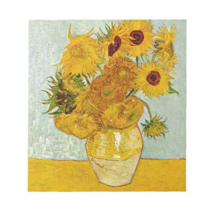 Bloc-note Peinture de tournesols de Vincent Van Gogh