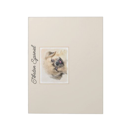 Bloc-note Peinture d'espagne tibétaine - Joli chien d'origin (Tourné)