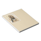 Bloc-note Peinture d'Otterhound - Joli art original de chien (Incliné)