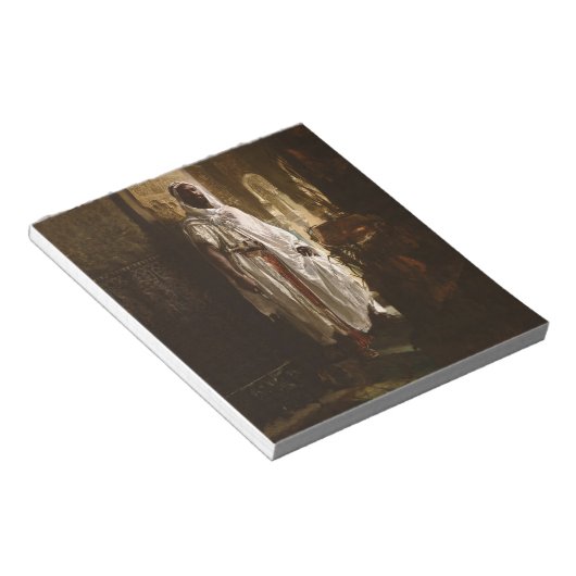 Bloc-note Peinture en chef maure africaine Portrait (Incliné)