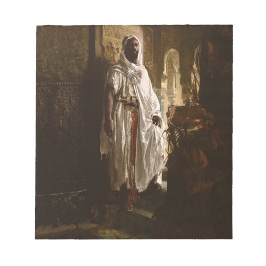 Bloc-note Peinture en chef maure africaine Portrait (Devant)