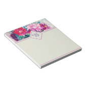 Bloc-note peinture florale (Incliné)