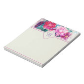 Bloc-note peinture florale (Tourné)