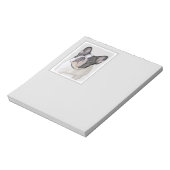 Bloc-note Peinture française de Bulldog (Pied de broche) - A (Tourné)