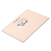 Bloc-note Peinture Greyhound - Cute Original Chien Art (Incliné)