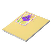 Bloc-note Peinture Iris à pois pourpre - Chien original mign (Tourné)