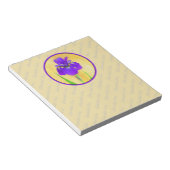 Bloc-note Peinture Iris Violet - Art Fleur Originale (Incliné)