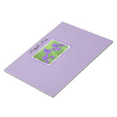 Bloc-note Peinture Iris Violet - Art Fleur Originale (Incliné)