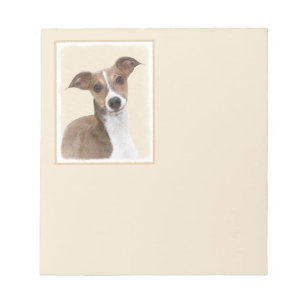 Bloc-note Peinture italienne Greyhound - Cute Original Chien