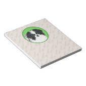 Bloc-note Peinture japonaise de chiot - Art original de chie (Incliné)