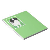 Bloc-note Peinture japonaise de chiot - Art original de chie (Incliné)