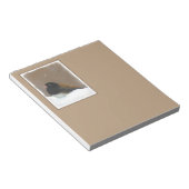 Bloc-note Peinture Junco foncée - Art original pour oiseaux (Incliné)