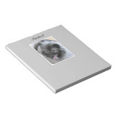 Bloc-note Peinture Keeshond Bailey - Cute Original Chien Art (Incliné)