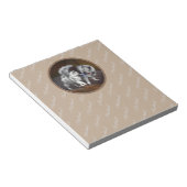 Bloc-note Peinture Keeshond Playtime - Jolie art original ch (Incliné)