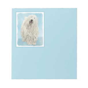 Bloc-note Peinture Komondor - Cute Original Chien Art