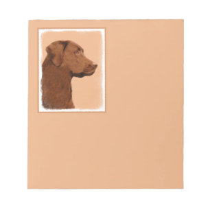 Bloc-note Peinture Labrador Retriever (Chocolat) - Art Canin