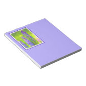Bloc-note Peinture Lupine - Art Fleur Original (Incliné)