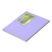 Bloc-note Peinture Lupine - Art Fleur Original (Tourné)
