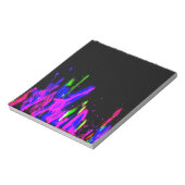 Bloc-note Peinture Néon Couleur Plat. PERSONNALISER L'INFORM (Tourné)