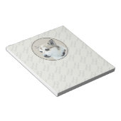 Bloc-note Peinture norvégienne Lundehund - Art original chie (Incliné)