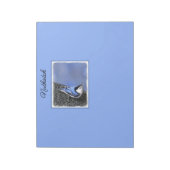 Bloc-note Peinture Nuthatch à poitrine blanche Art original (Tourné)