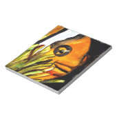 Bloc-note Peinture originale aquarelle Poisson Clown Orange (Tourné)