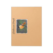 Bloc-note Peinture Oriole - Art Oiseau Original (Tourné)